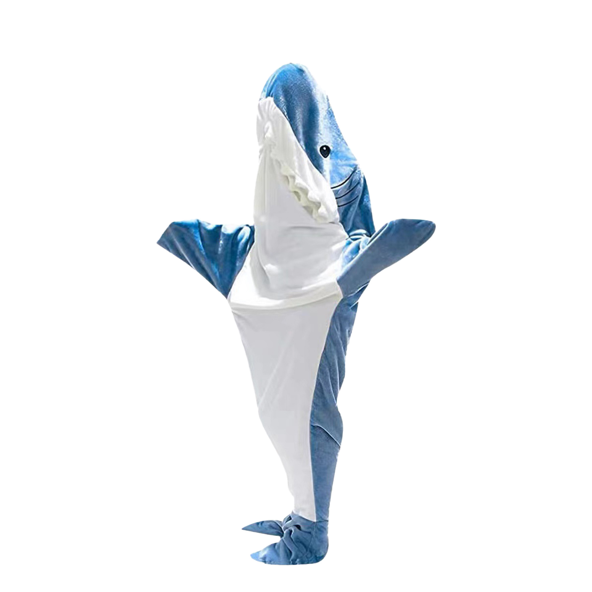 Nightgown Cozy Shark Blanket Hoodie Cosplay Lounging 2