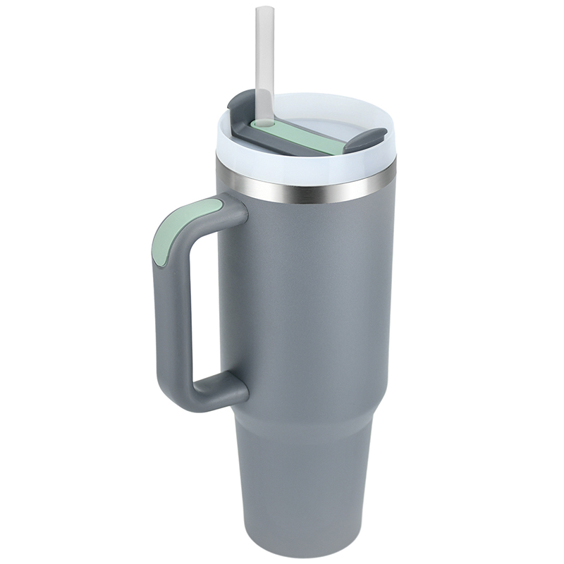 40oz Stainless Steel Insulated Tumbler with Handle 8