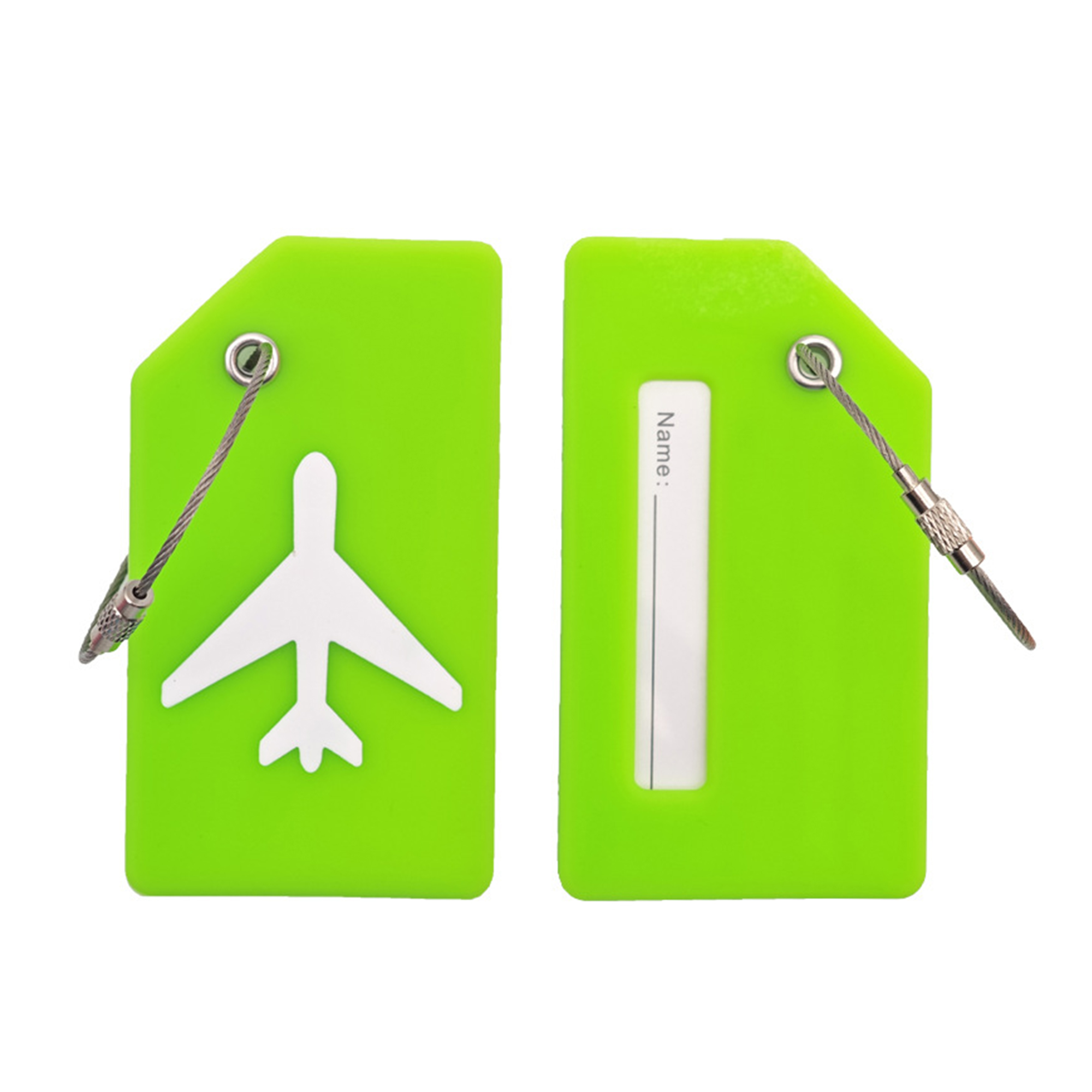 Silicone Travel Name Label With Steel Loop 11