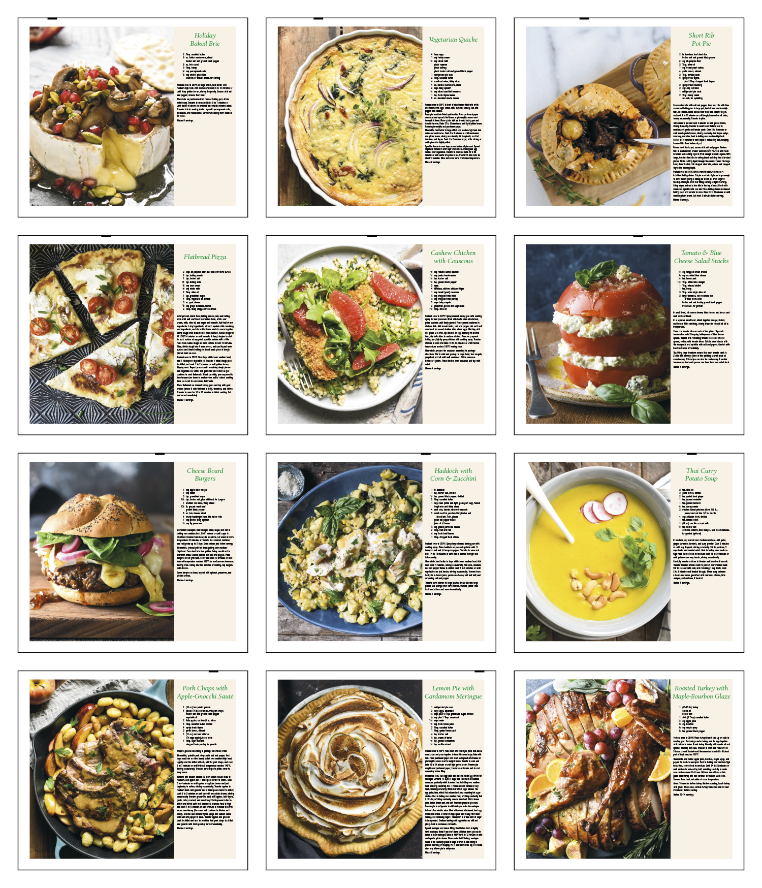 HotLine® Products Recipe Pocket Calendar 12