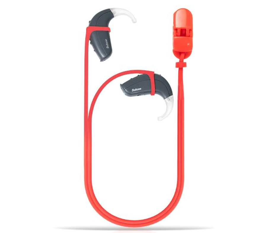 Hearing Aid Silicone Strap with Clip 2
