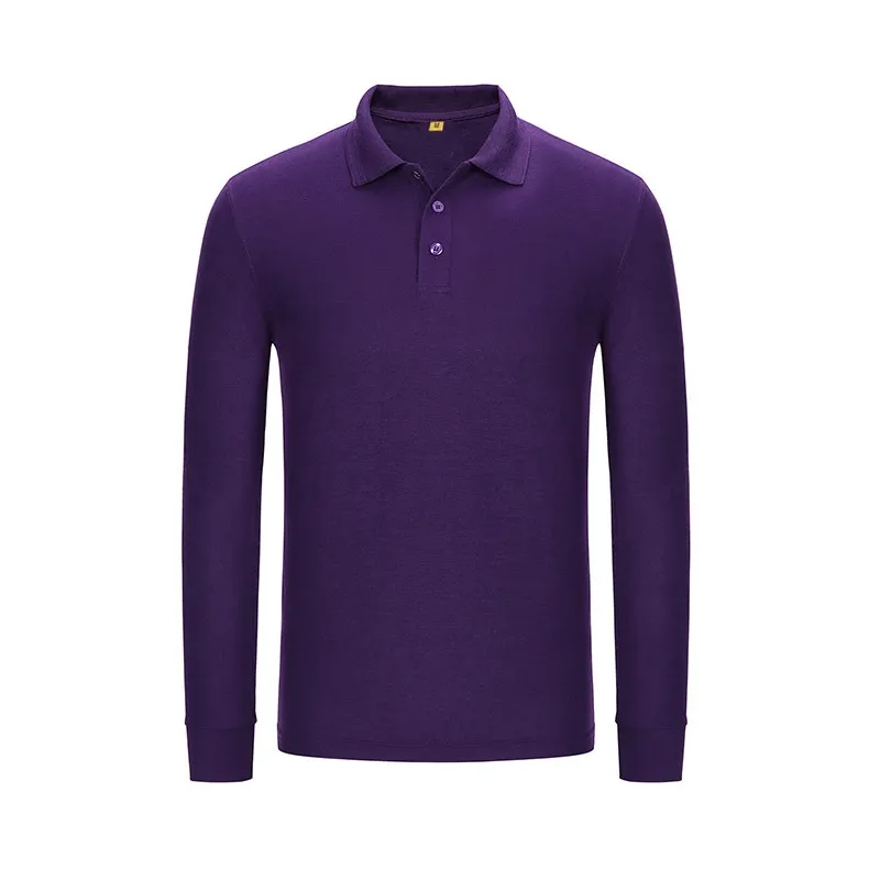 Custom Long Sleeve Stretch Tech Polo Shirt 8