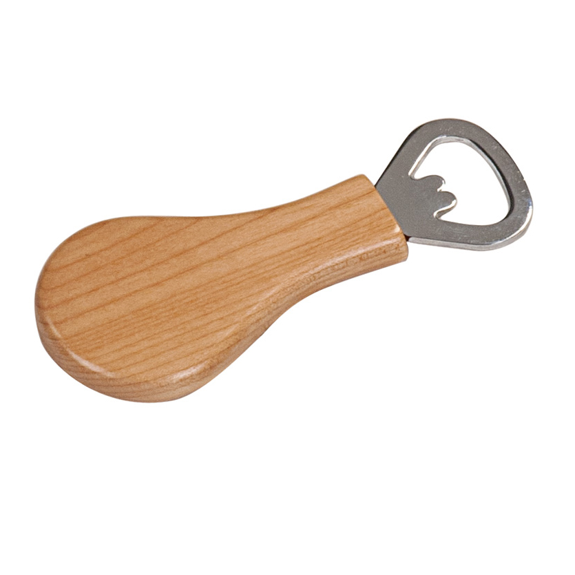 Maple - Magnetic Pear Shaped Bottle Opener 2