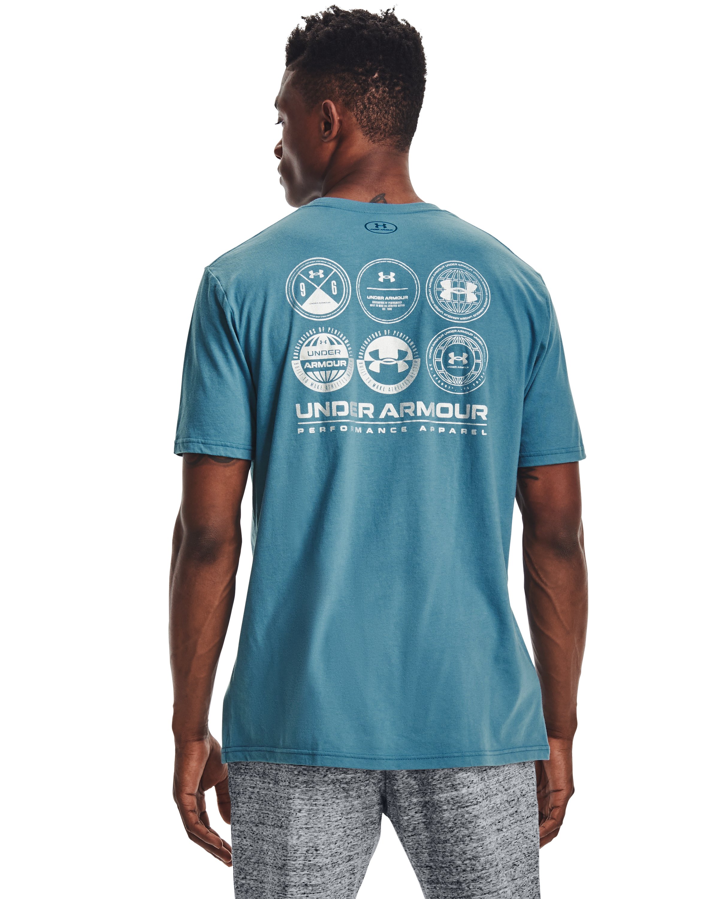 Men's UA Multi Crest Logo Short Sleeve  4