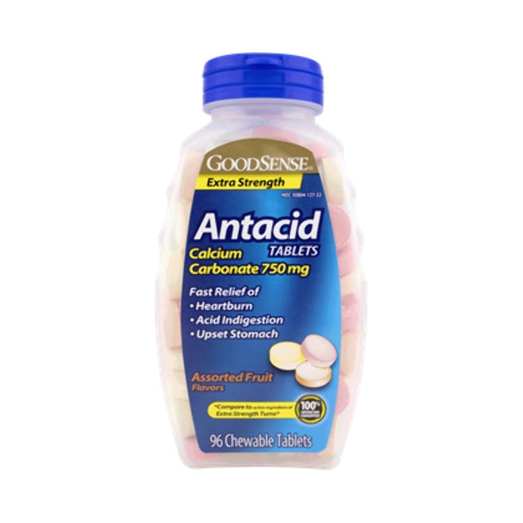 Extra Strength Antacid Tablets - 96 Count Fruit Flavors 2