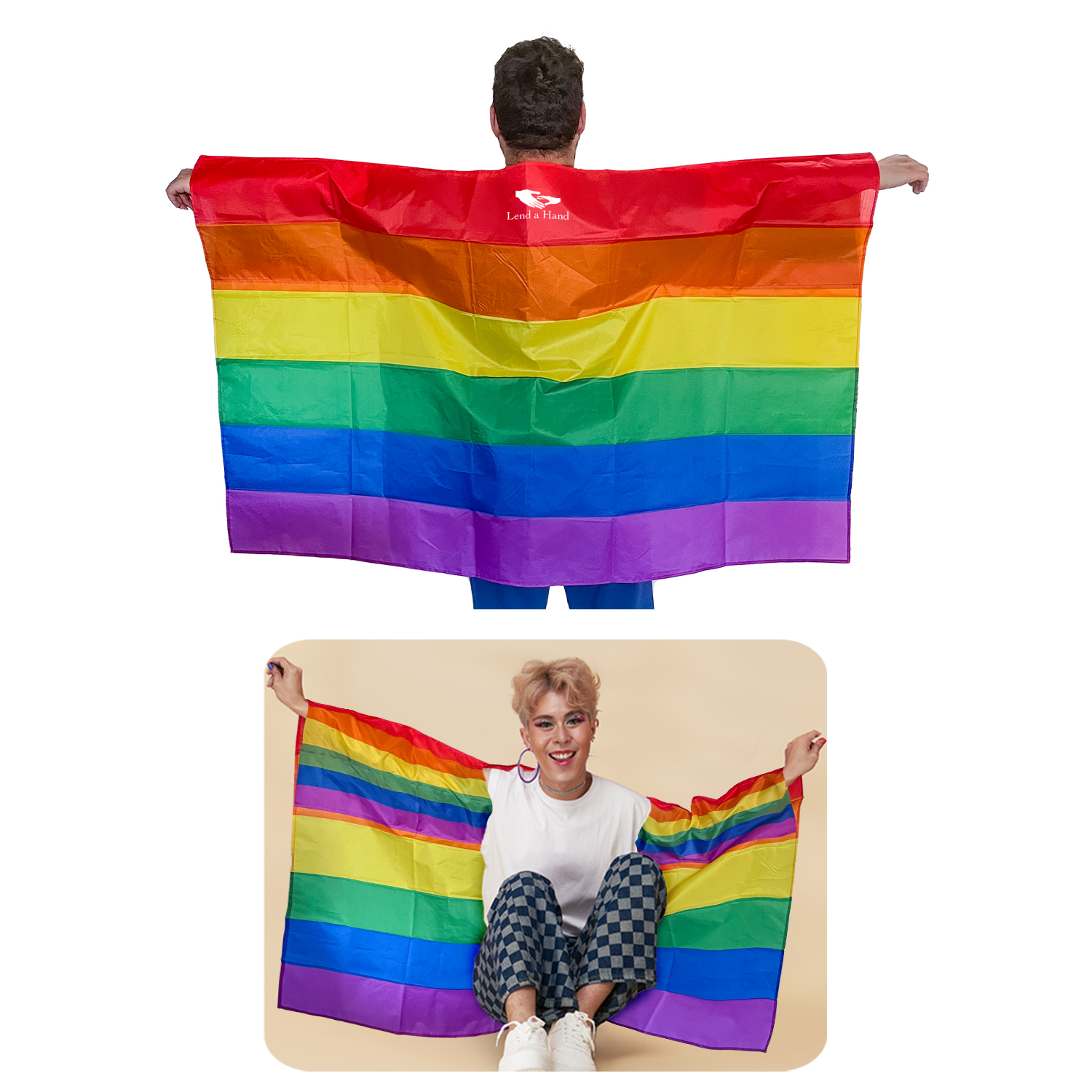 Rainbow Body Flag 1