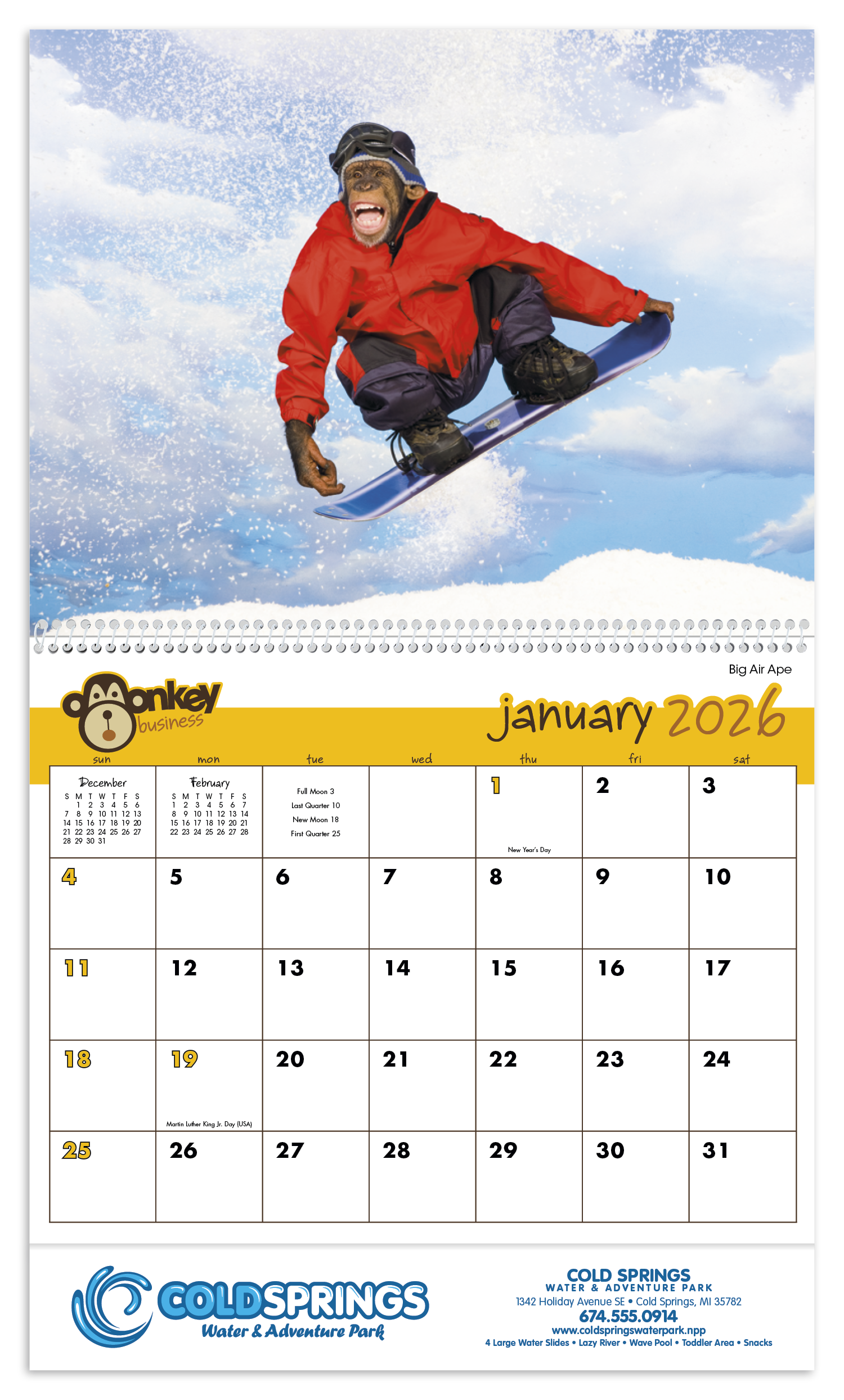 Triumph® Calendars Monkey Business Calendar 57