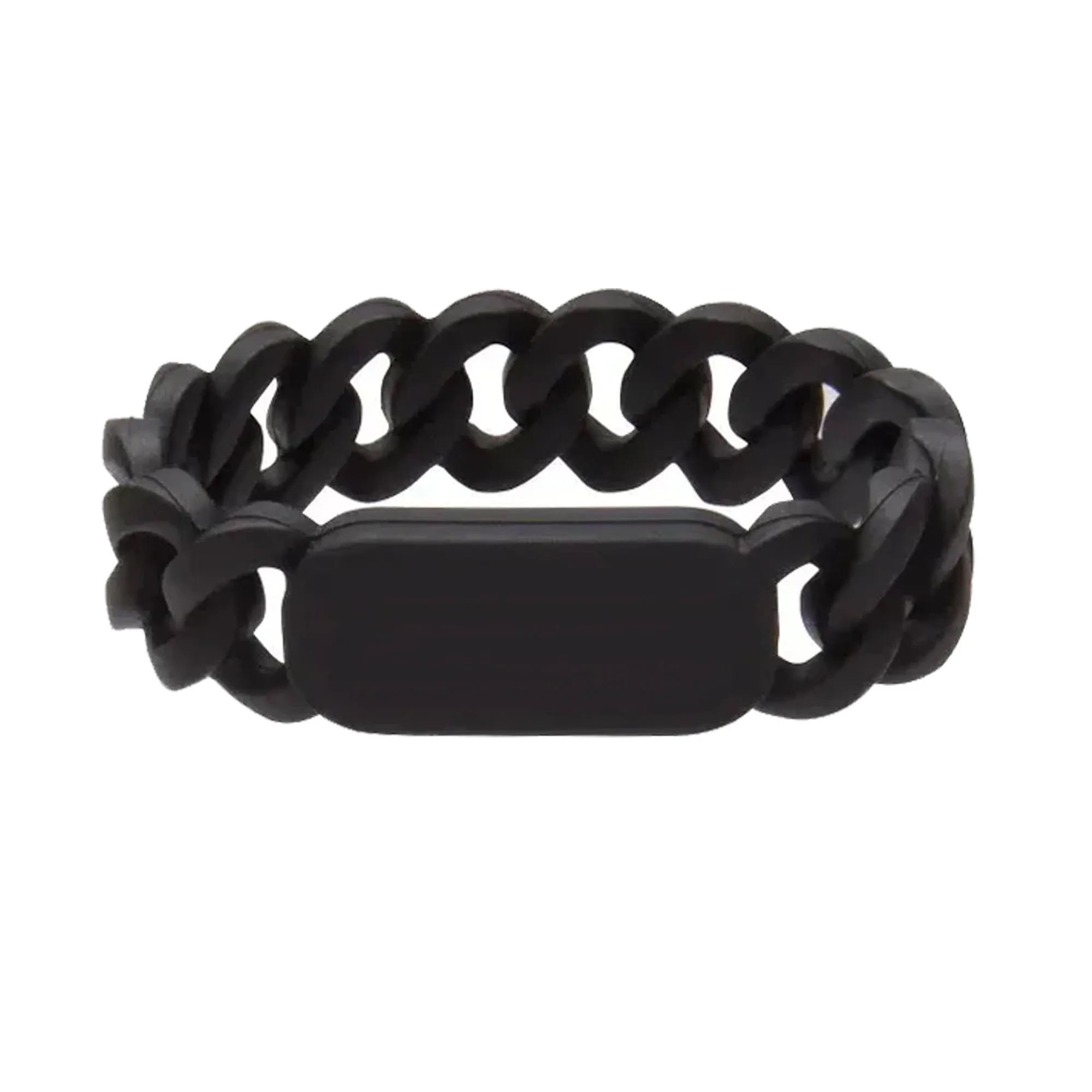 Silicone Chain Link Twist Band Bracelet 3