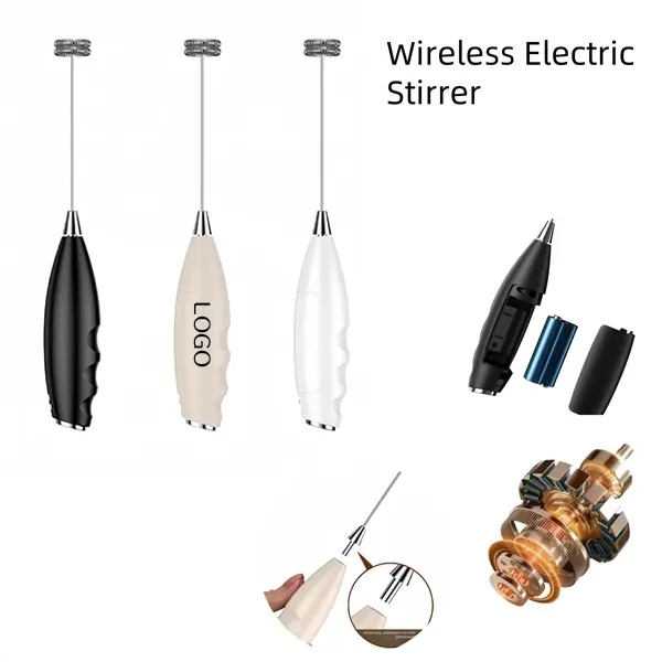 Wireless Mini Electric Frother - Portable Milk Foam Maker 6