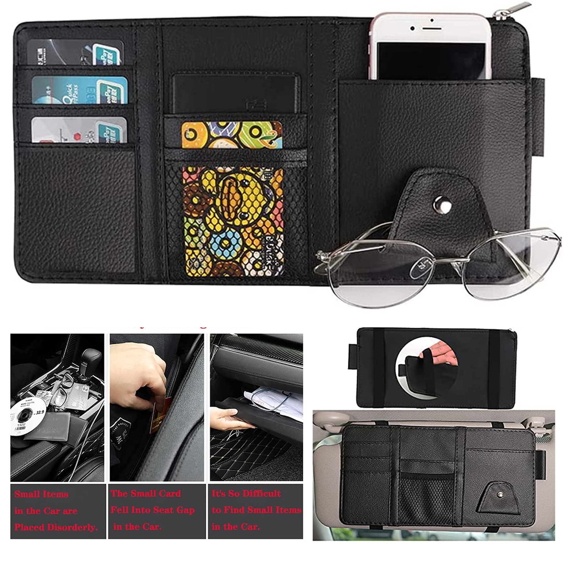 Car Sun Visor Organizer