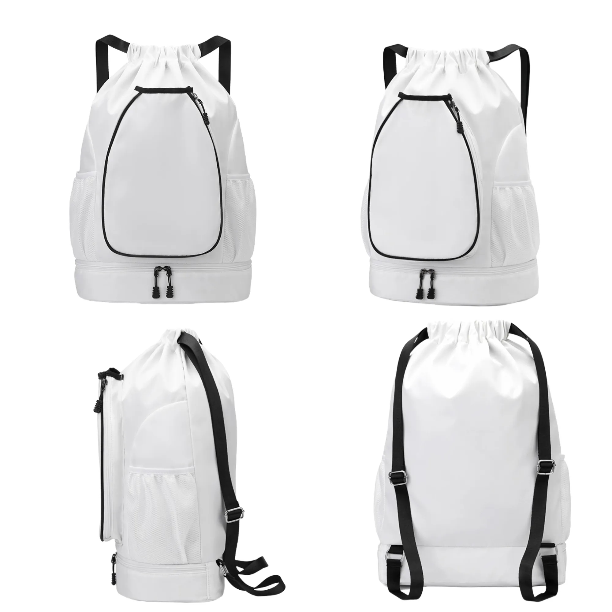 Sports Drawstring Bag Pickleball Tennis Training Backpack 5