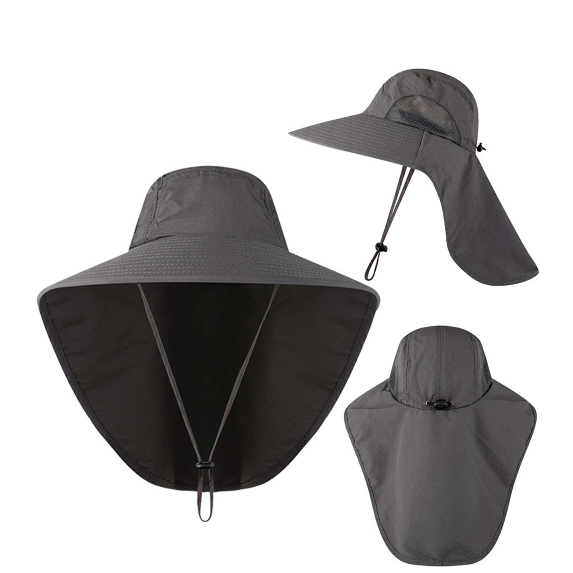 Wide Brim Fishing Hat With UV Protection And Adjustable Chin Strap 15