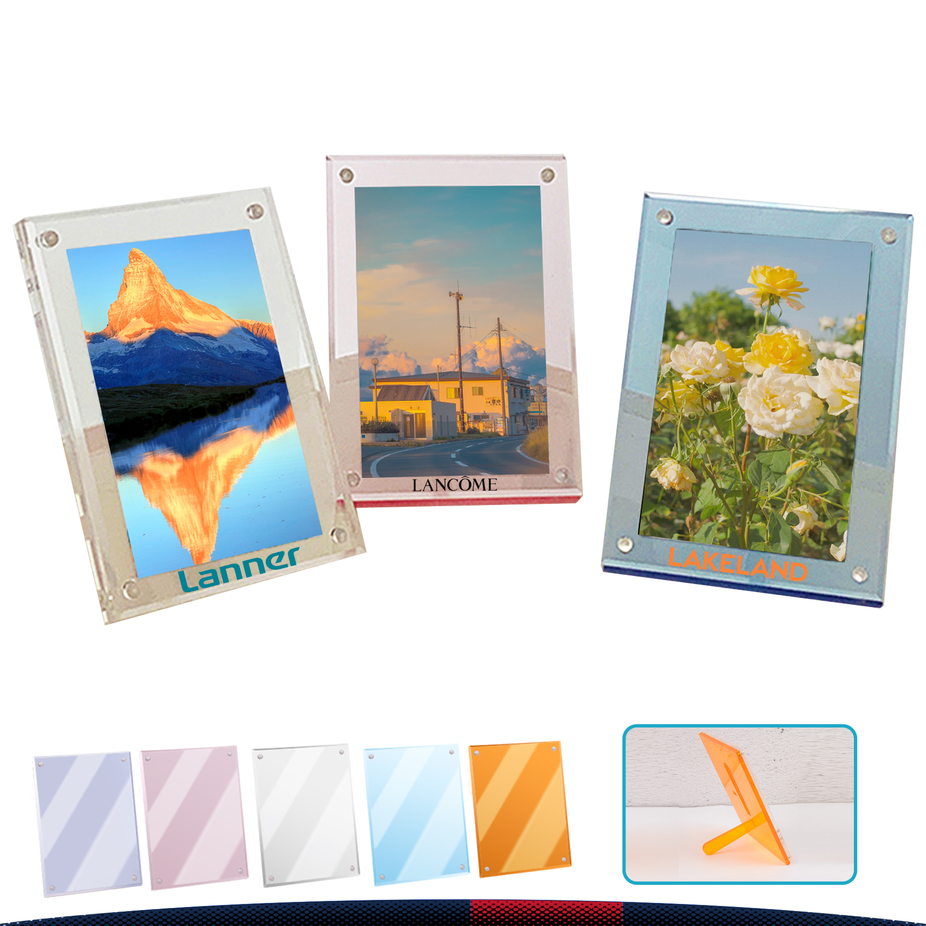 5 Inch Color Magnetic Photo Frame 6