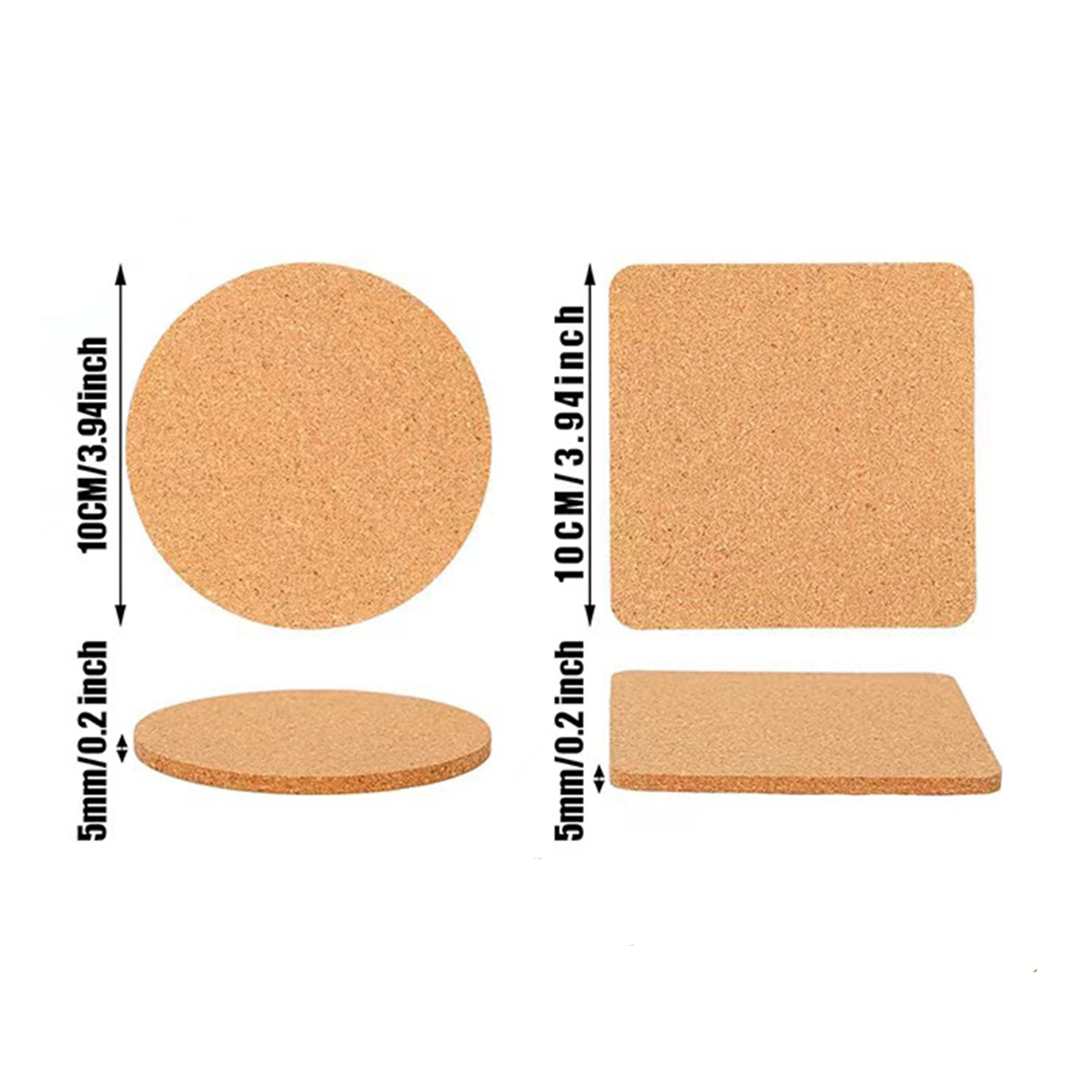 Wood Eco-Friendly Cork Table Mat With Custom Logo 4