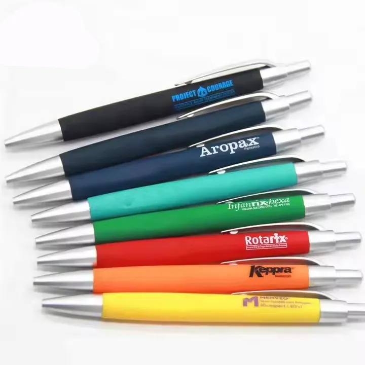 Custom Click Action Plastic Pens 10