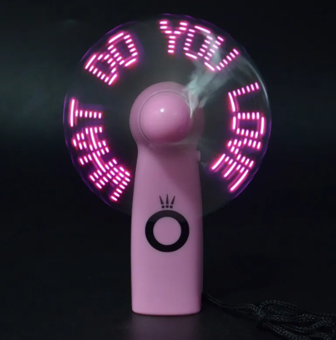 Electric LED Fan - USB Charged 6