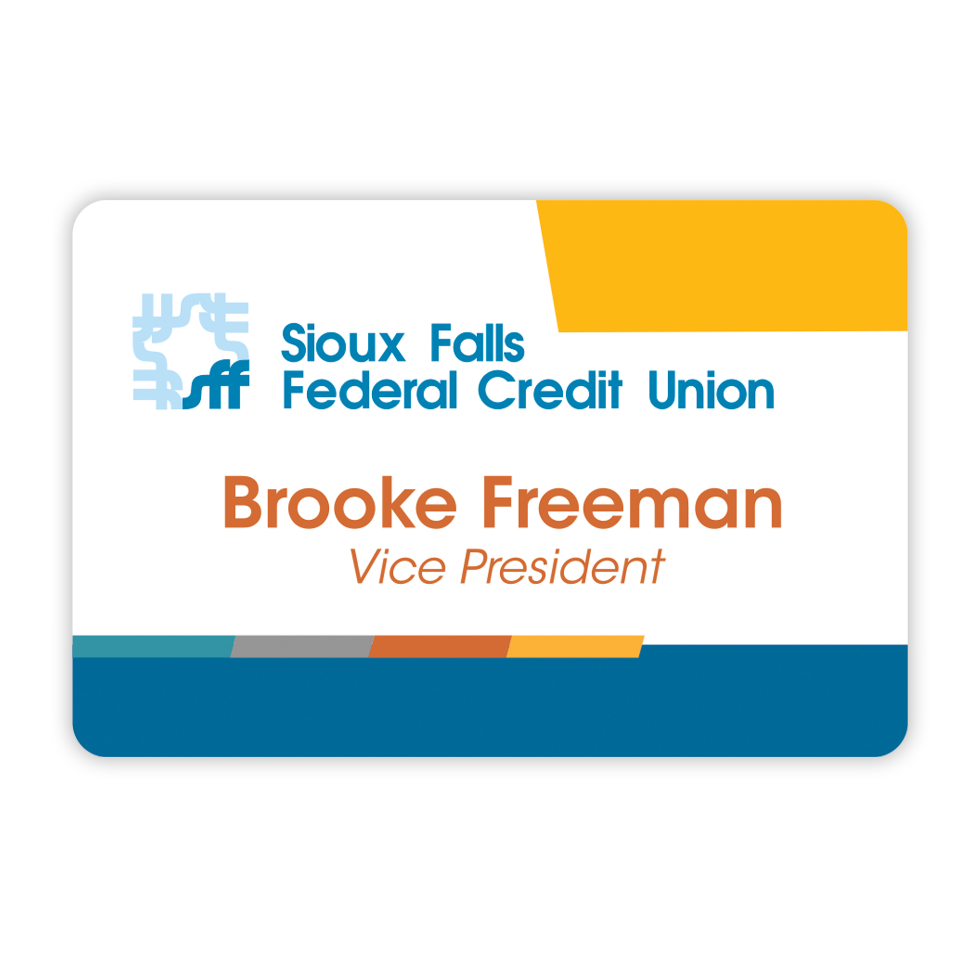 UV Full-Color Name Badge 2"X3" Spectrum Series (60mil) 1