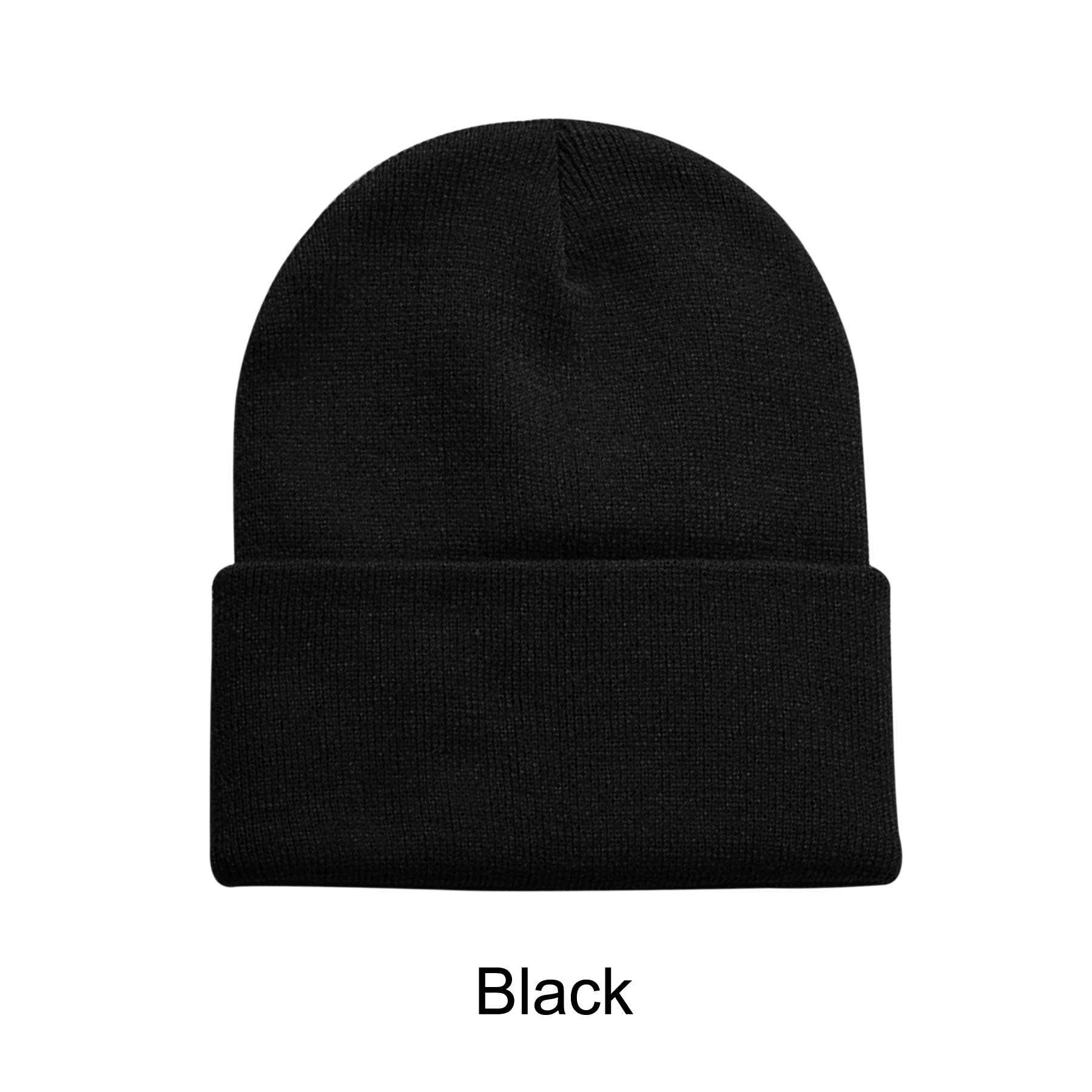 12" High Acrylic Beanie Knit Cap 8