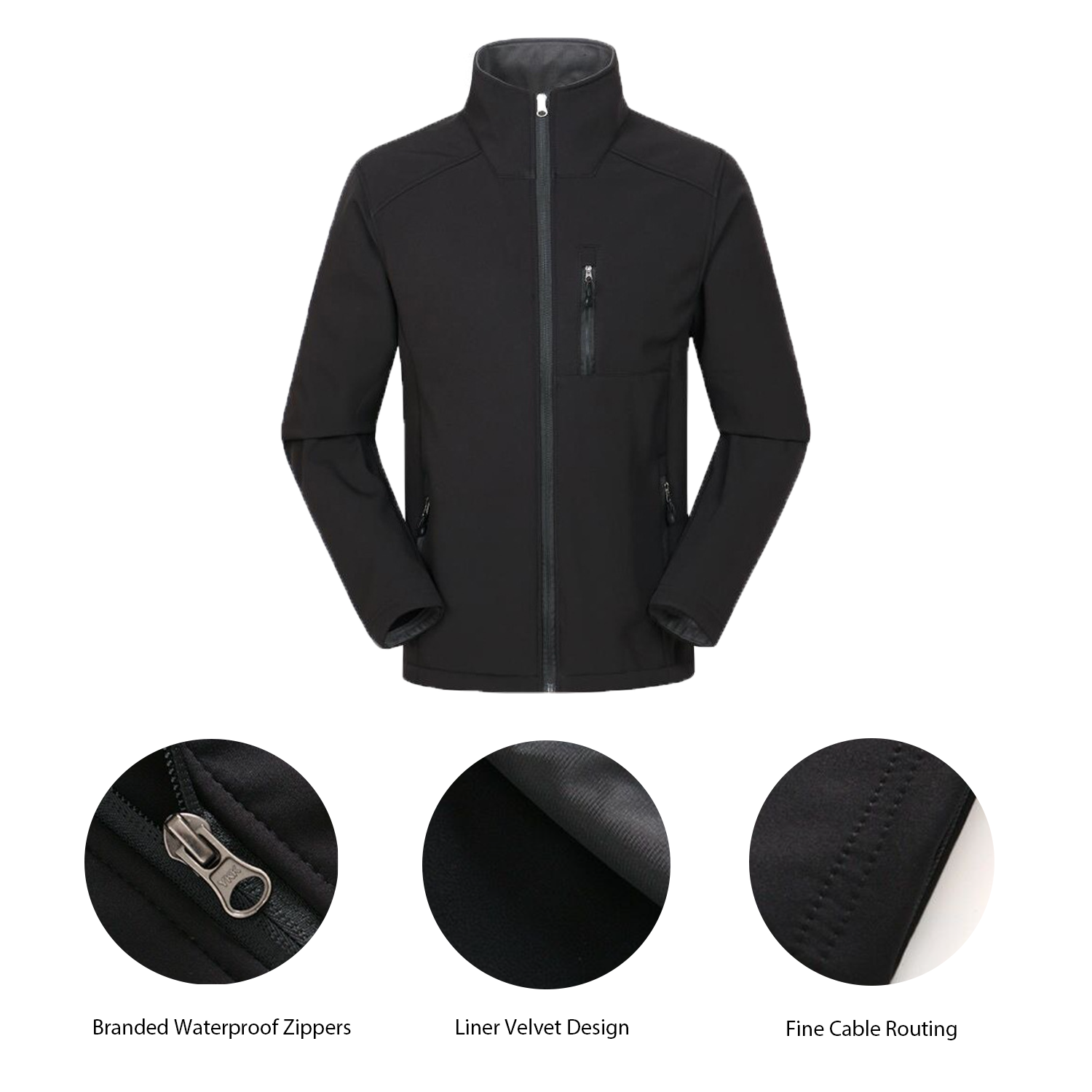 Outdoor Windproof Softshell Jacket 3