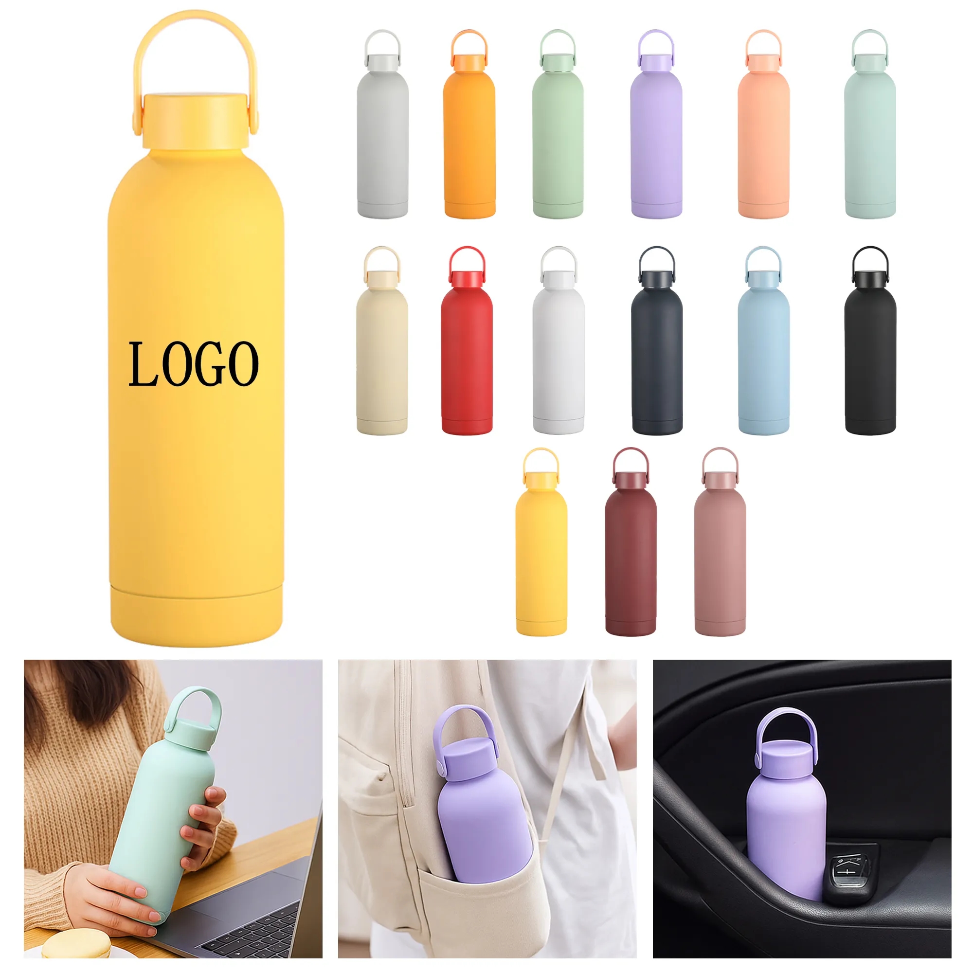 17 OZ Stainless Steel Sports Bottle 16