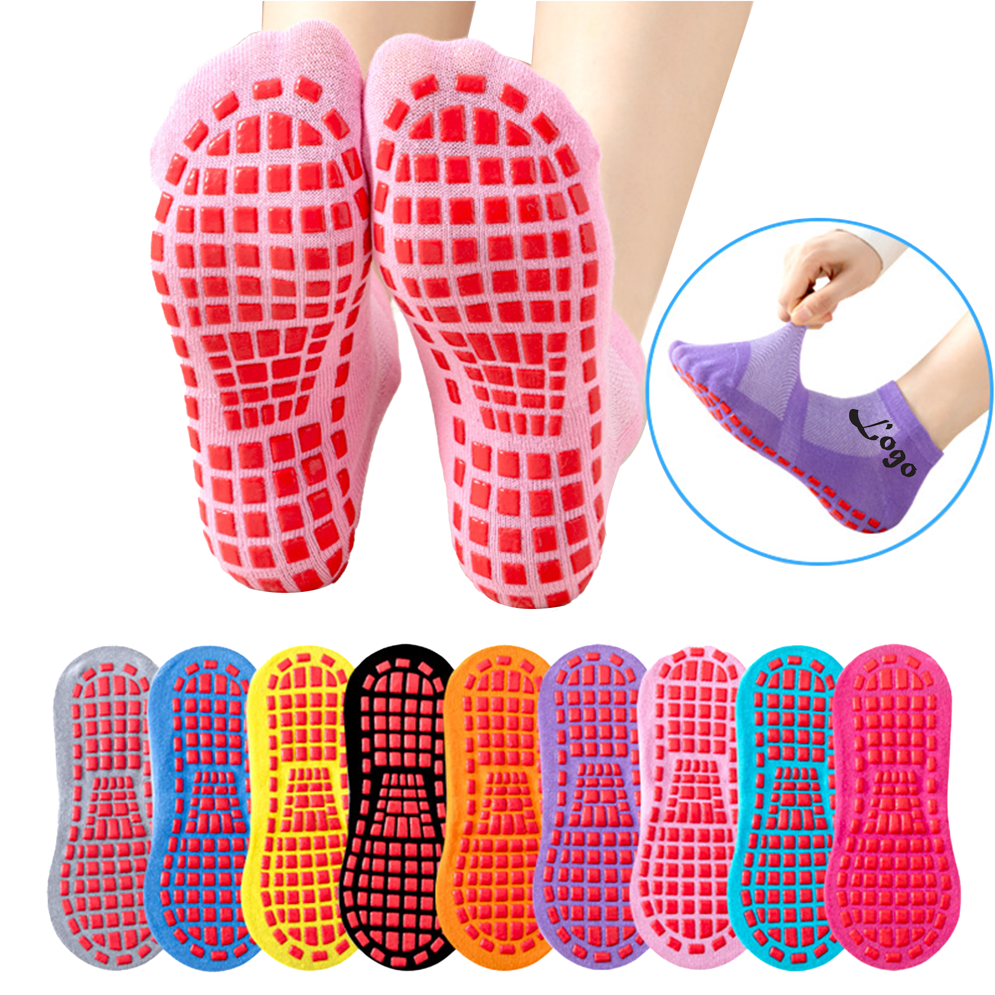 Anti-Slip Yoga Pilates Socks 1