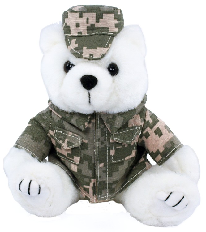 8" Army Digital Camo Bear 2