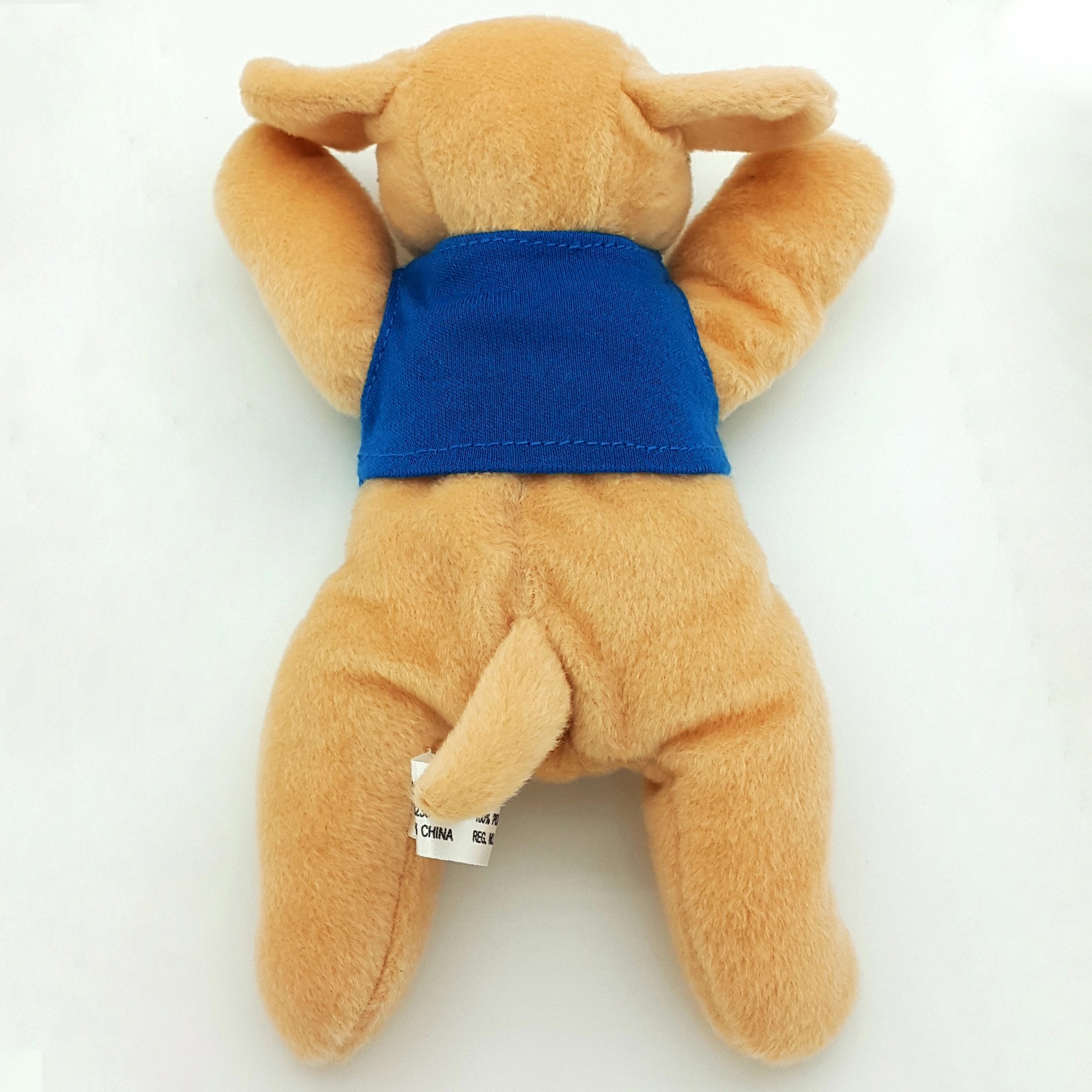 8" Laying Down Beanie Dog 11