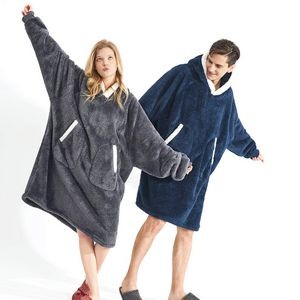 Sherpa Blanket Hoodie, custom hoodie or sweatshirt with logo imprint 4