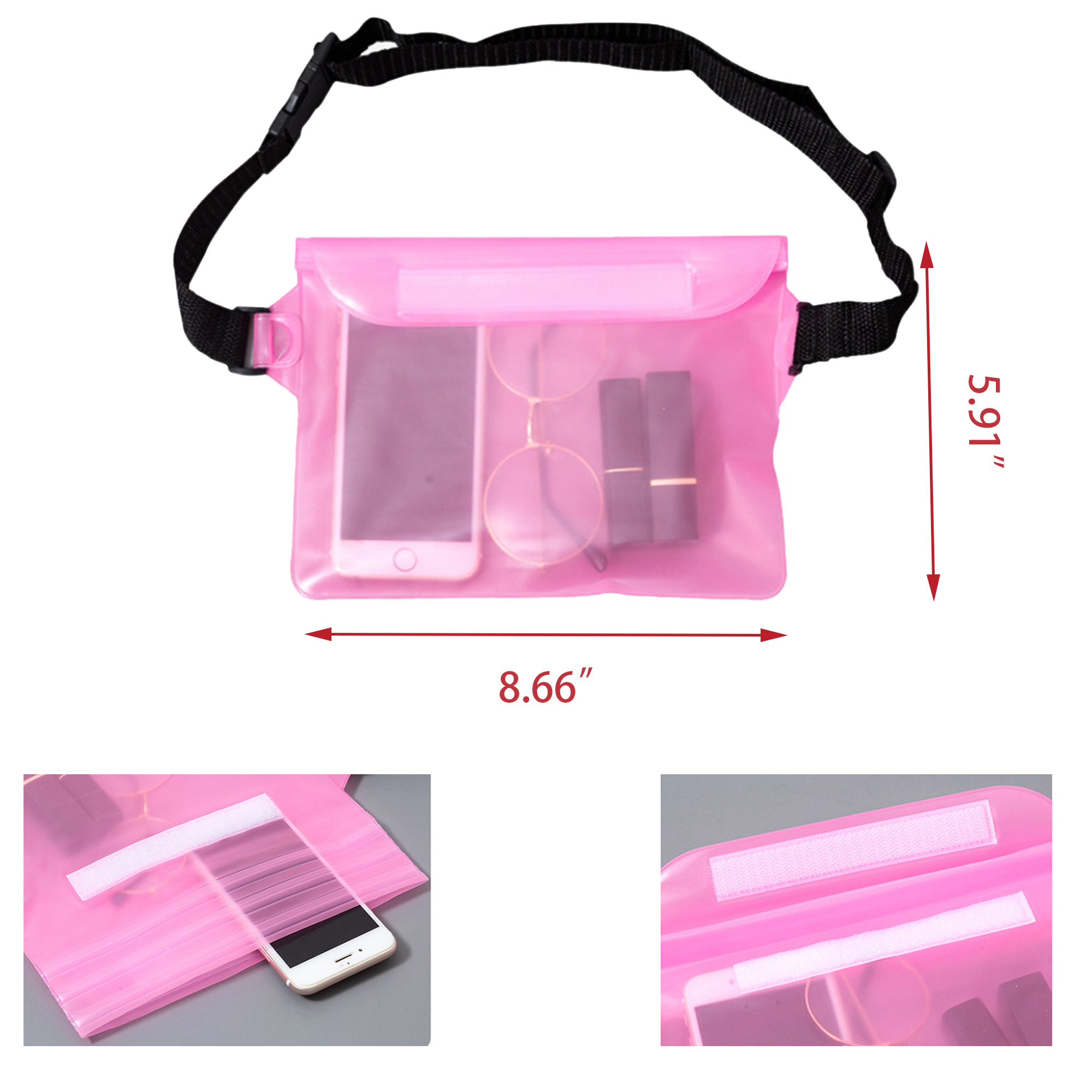MOQ 30 Color Waterproof Waist Bag 3