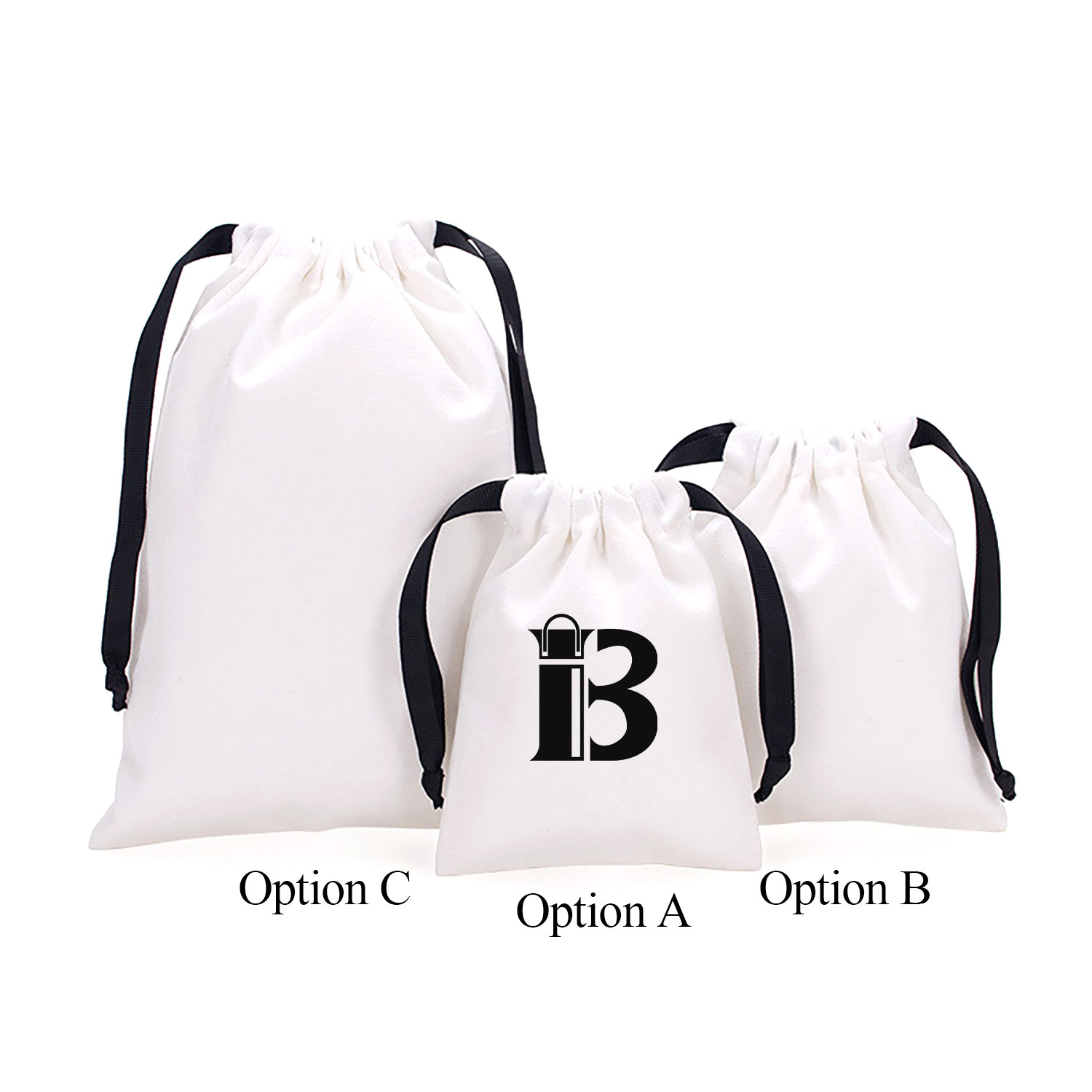 Cotton Drawstring Pouch Bag 13