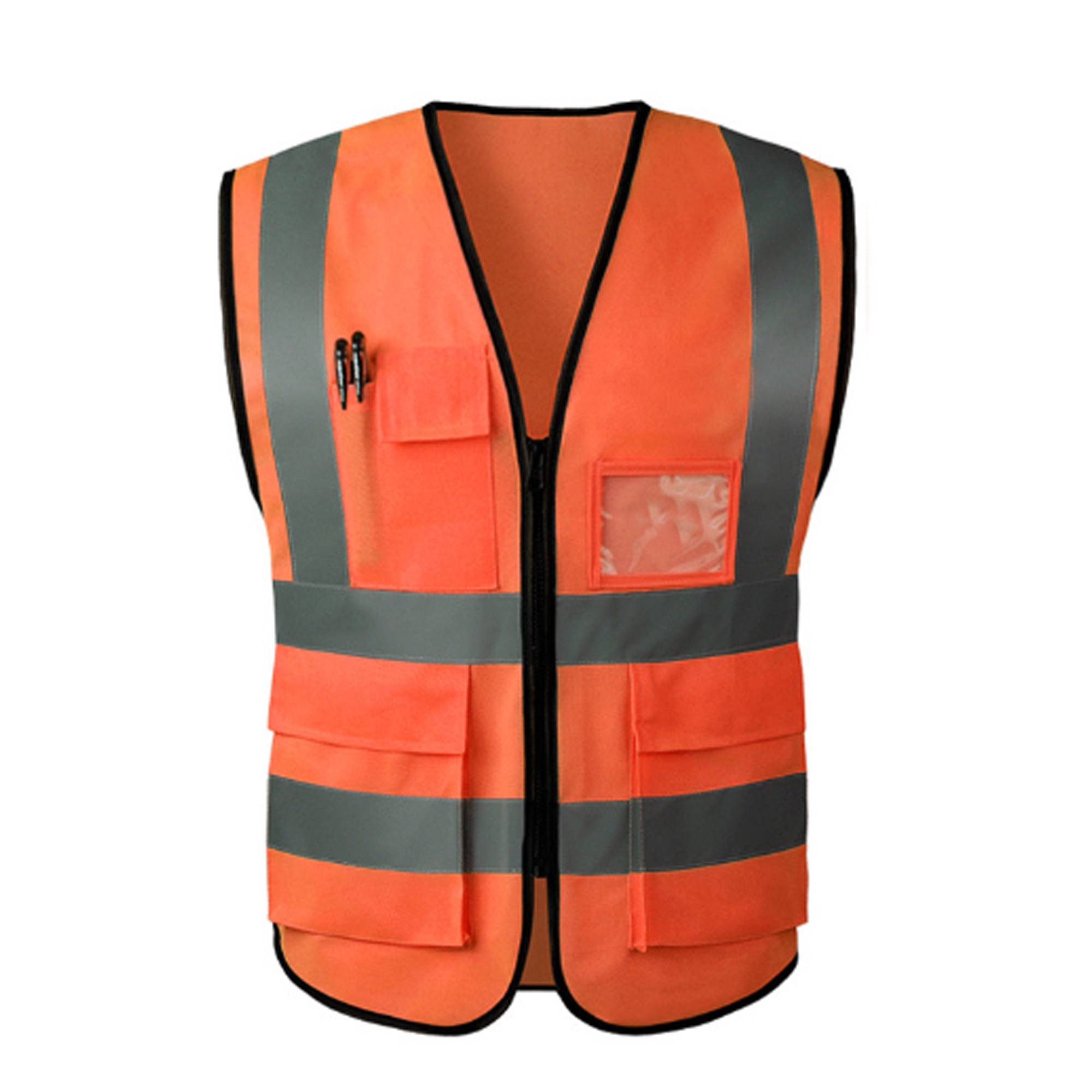 Multiple Pocket Reflective Safety Vest 5