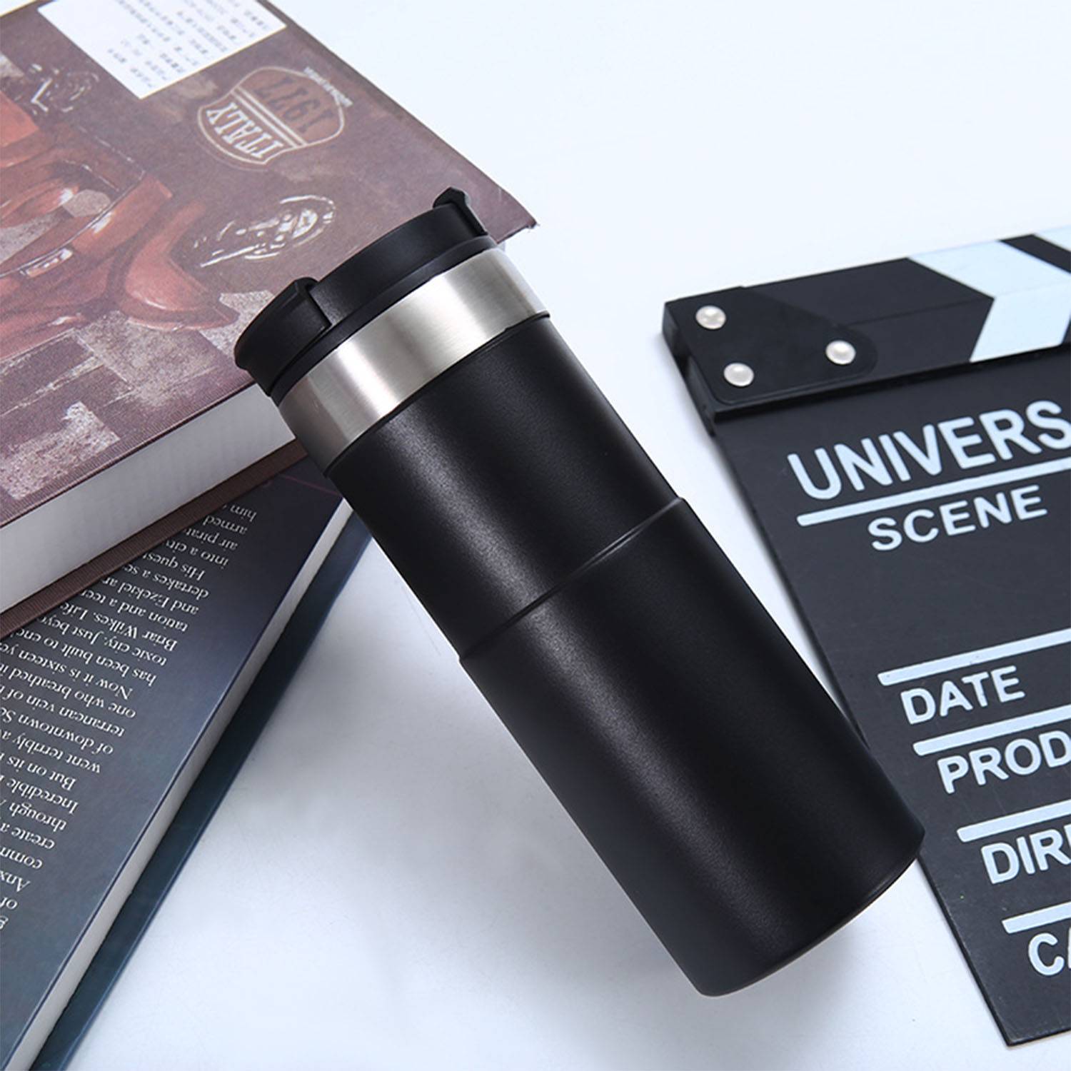 17.6oz stainless steel portable insulated cup 9