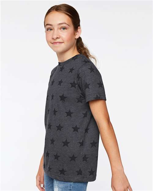 Youth Star Print Tee - 2229 8