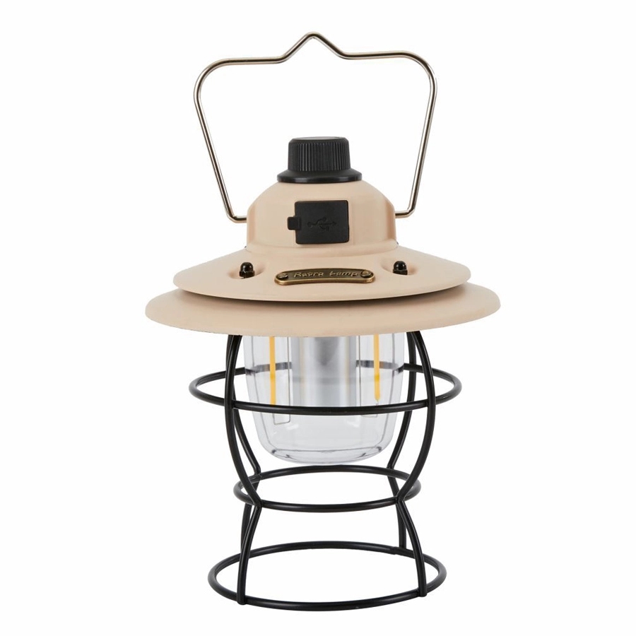 Retro Outdoor Camping Light & Picnic Lantern with Power Bank 5