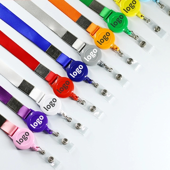 Combination lanyard with retractable reel ID Holder 2