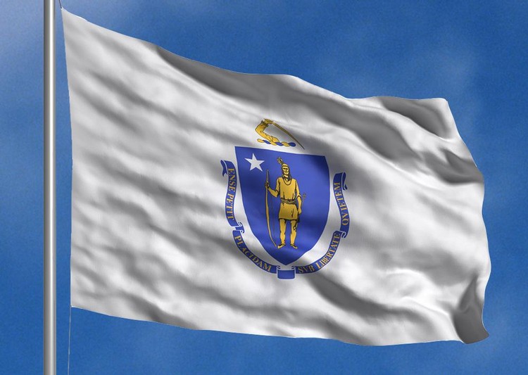 Massachusetts State Flag - 2' x 3' - Nylon 2