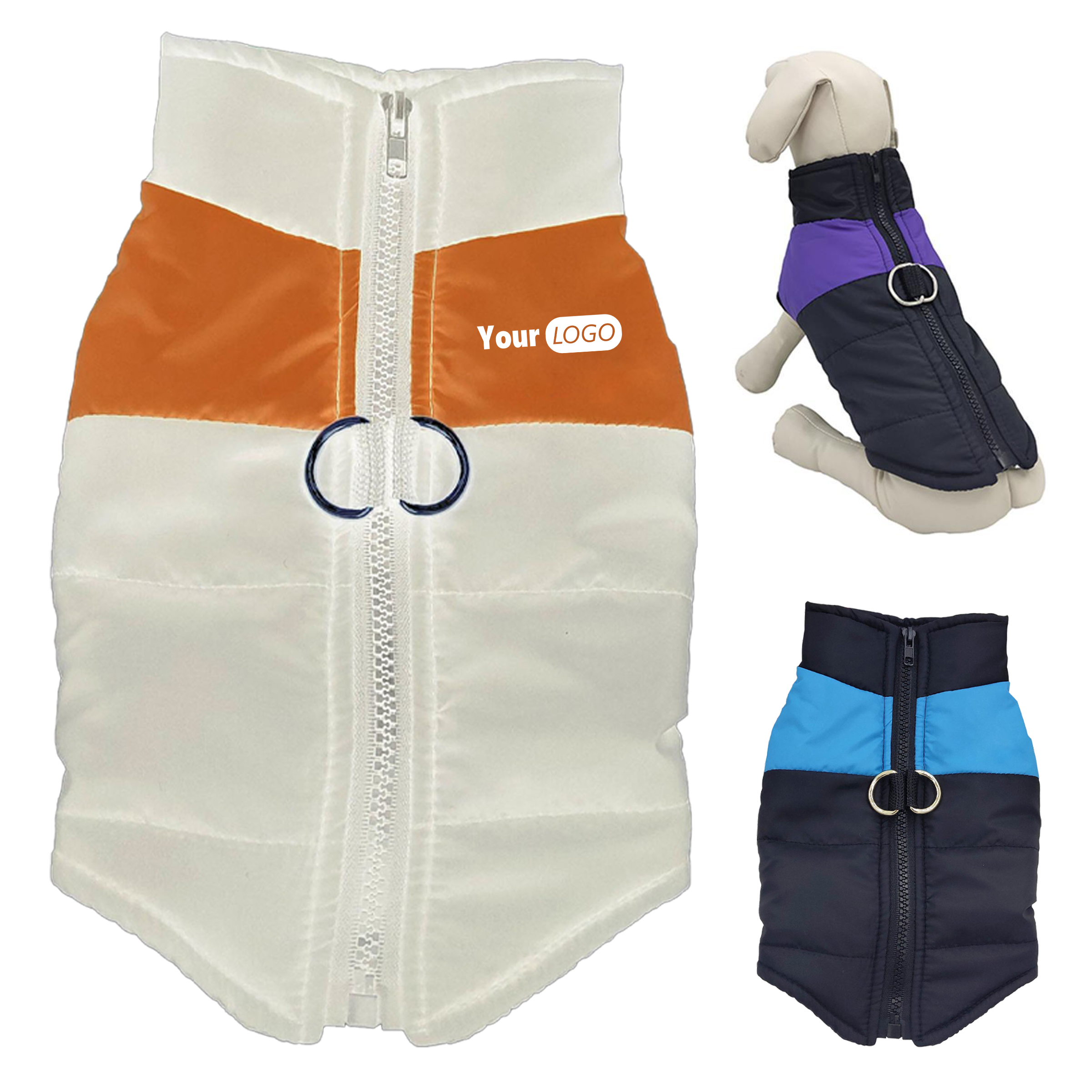 Cotton Comfortable And Durable Winter Jacket For Pets With Customizable Logo 2
