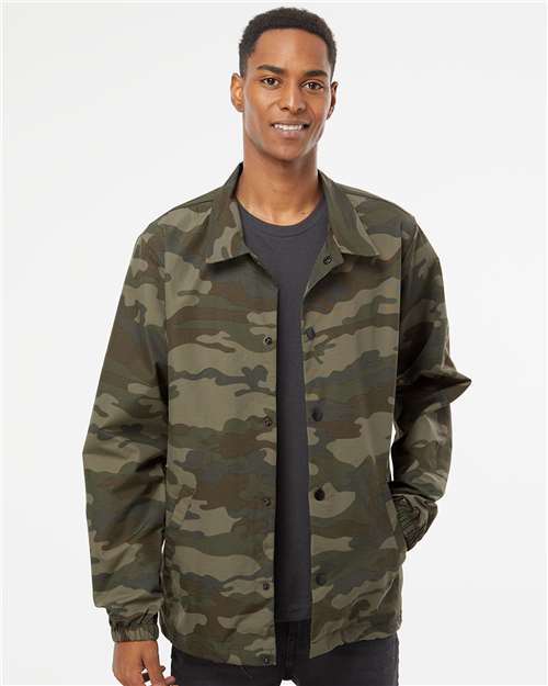 Men's Water-Resistant Windbreaker Coach's Jacket - EXP99CNB 13