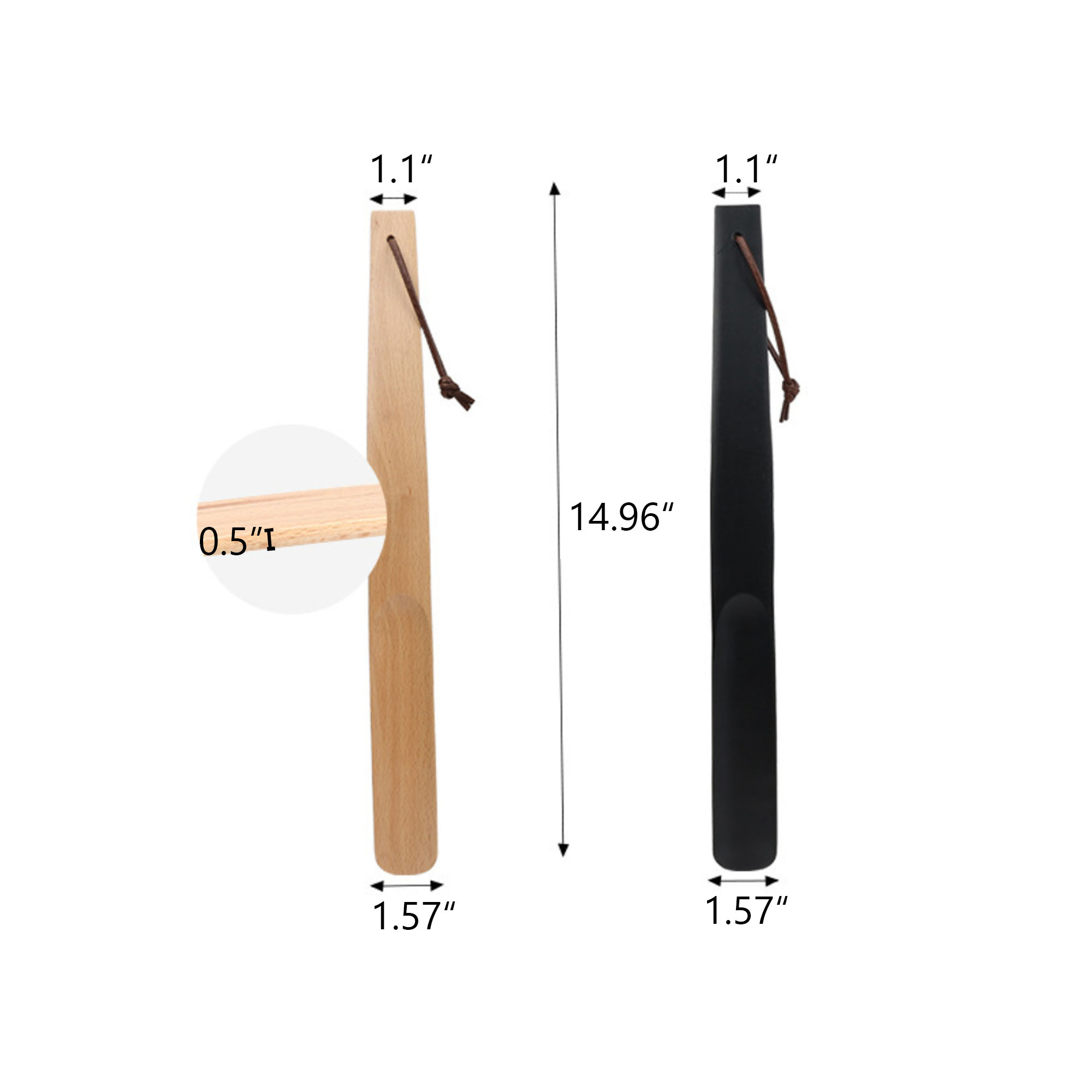 MOQ3000 Long-Handled Shoe Horn 2