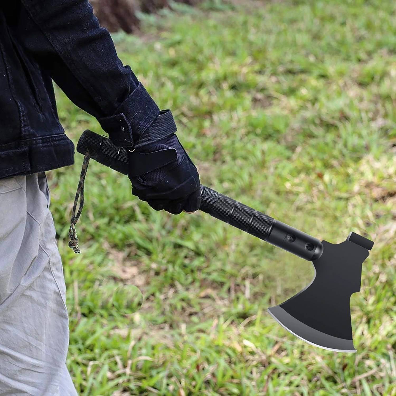 Convertible Multi-Functional Survival Camping Axe Kit 4