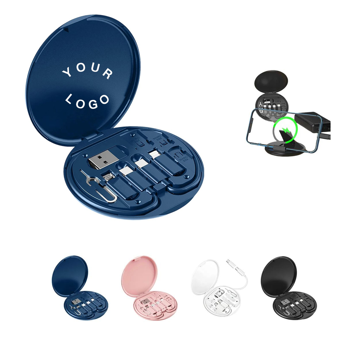 Compact Charging Kit with Phone Holder 3