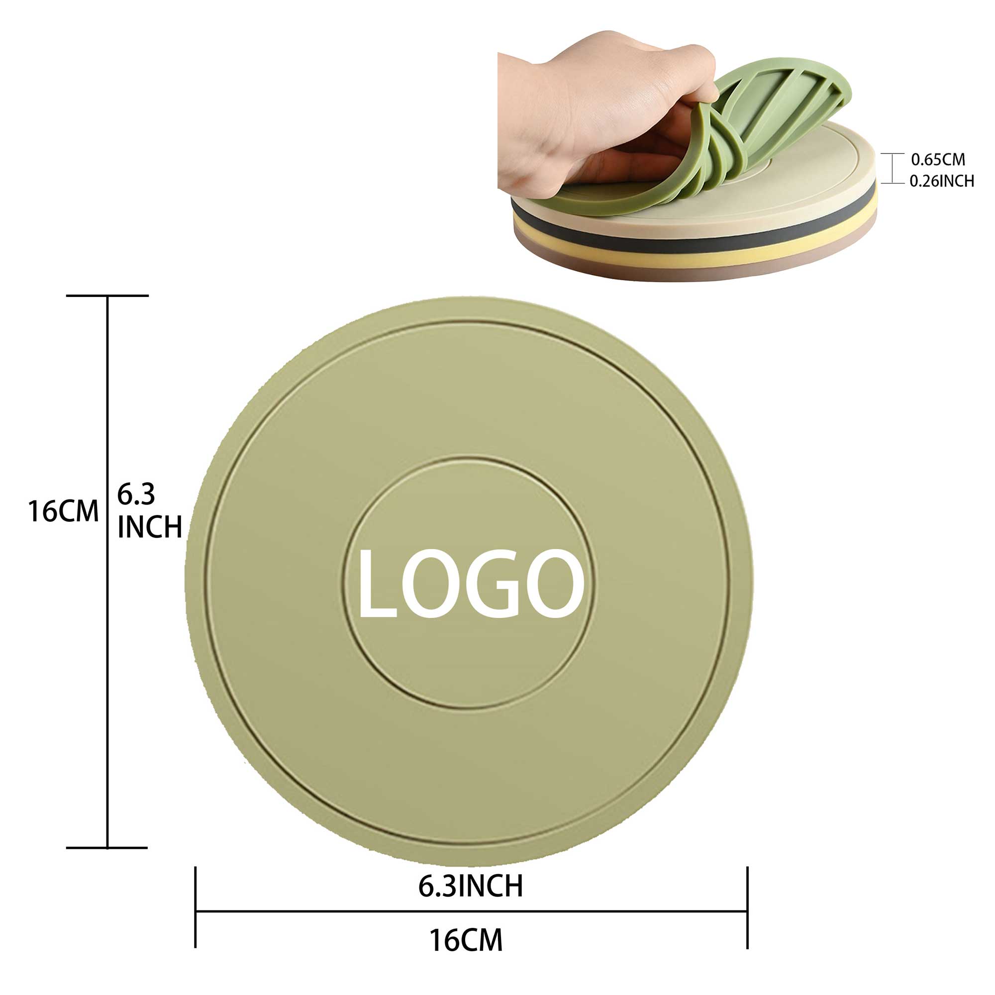 Non-slip Silicone Heat Pad 2