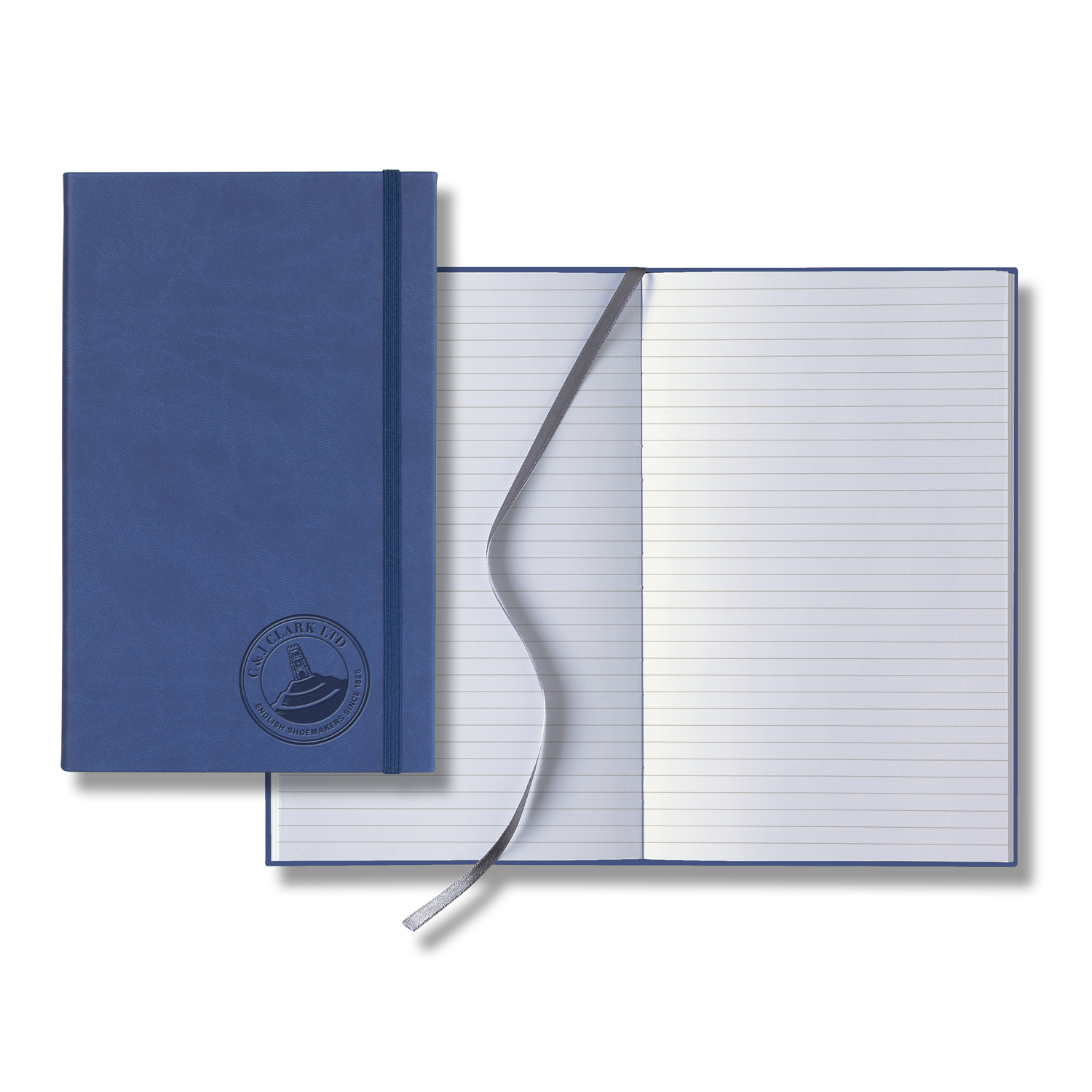 Castelli Tucson Banded Medio Lined White Page Journal 8