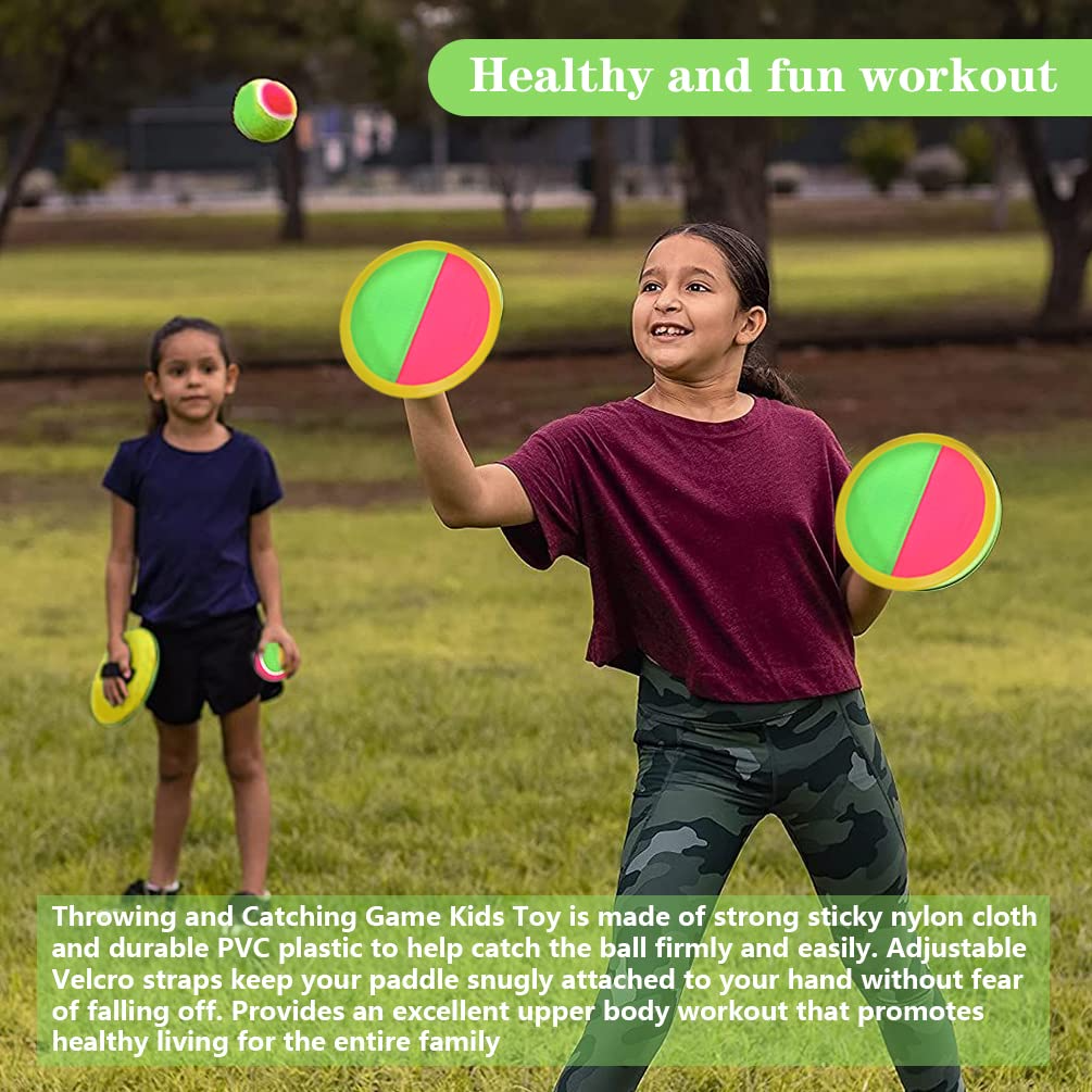 Toss and Catch Ball Set Paddle 4