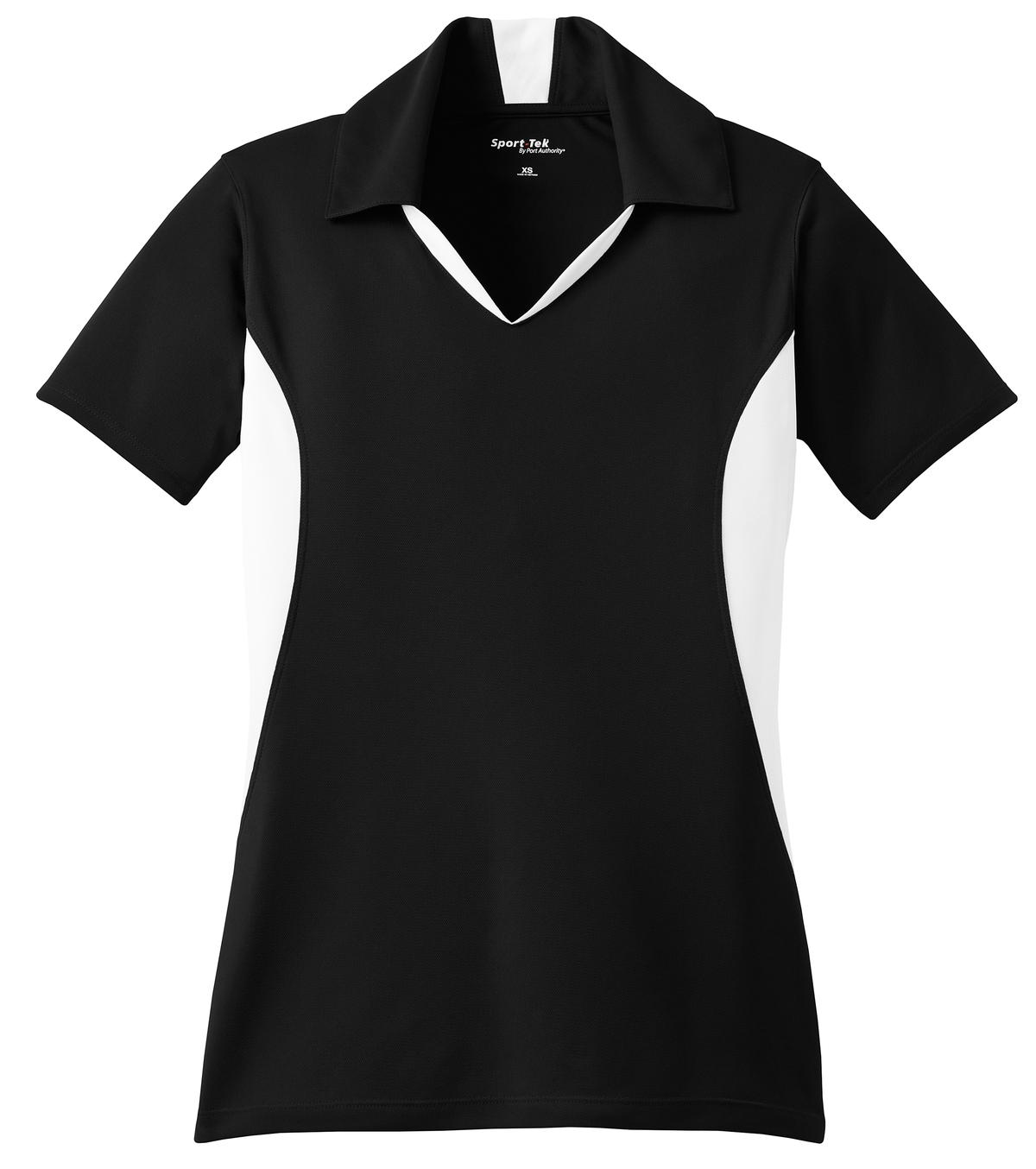 Sport-Tek Women's Side Blocked Micropique Sport-Wick Polo. LST655 44