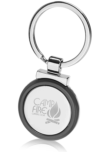 Color Accent Metal Keychains 2