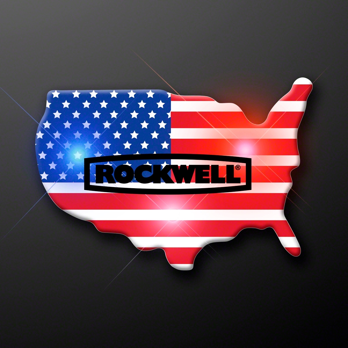 U.S.A. Country Flashing Pin 2