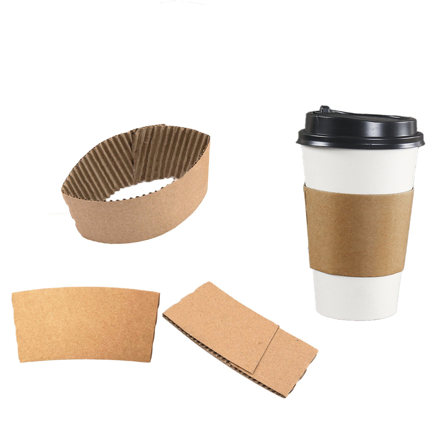 Disposable Coffee Cup Sleeve 13