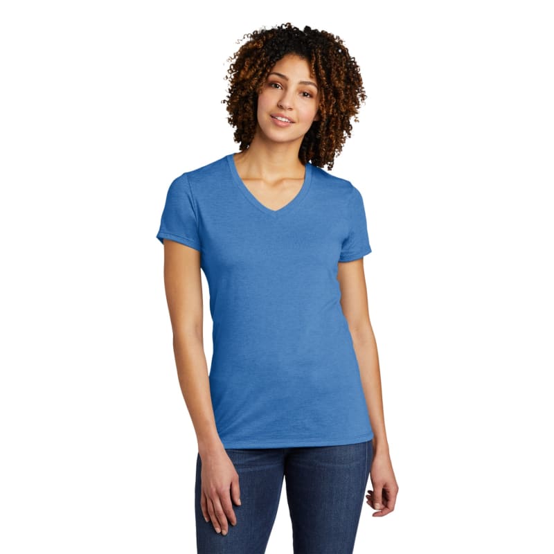 AllMade Women's Tri-Blend V-Neck Tee 89