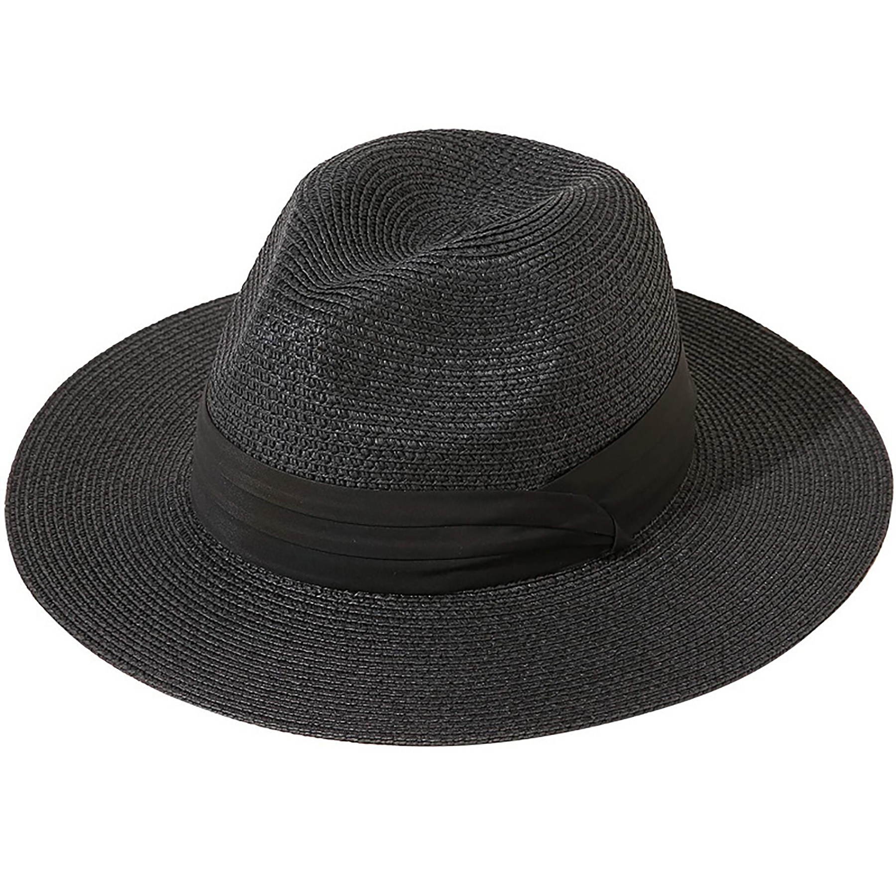 Women Wide Brim Straw Panama Sun Hat 1